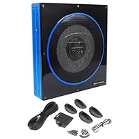 Rockville RW10CA 10" 800 Watt Slim Low Profile Active Powered Car Subwoofer Sub