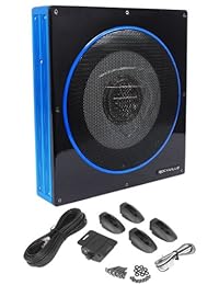 Rockville Apm10b 10 "400 W Potenciado   Estudio activo Subwoofer Pro Referencia Sub, 10 pulgadas, Negro