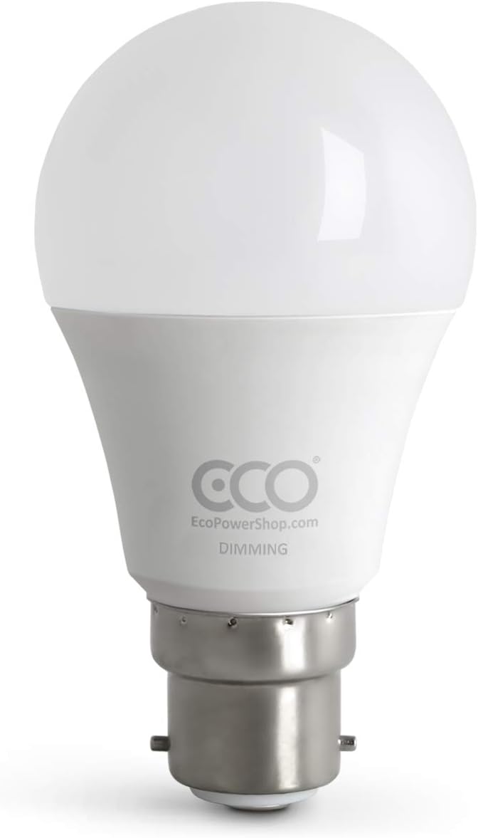 ECO DIMMABLE 2 Pin B22 Bayonet Light Bulb, 12W Dimmable LED Energy Saving Light Bulb, 75W Equivalent, Frosted - Image 3