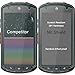 Mr.Shield [3-PACK] Designed For Kyocera DuraForce E6560 [Tempered Glass] Screen Protector with Lifetime Replacement