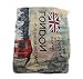 lenikis England Flag London Soft Light Weight Scarves 4725C2 Khaki