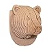 Cardboard Safari Recycled Cardboard Animal Taxidermy Bear Trophy Head, Stewart Brown Small
