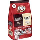 HERSHEY'S and KIT KAT Snack Size Candy Assortment, 70 Pieces