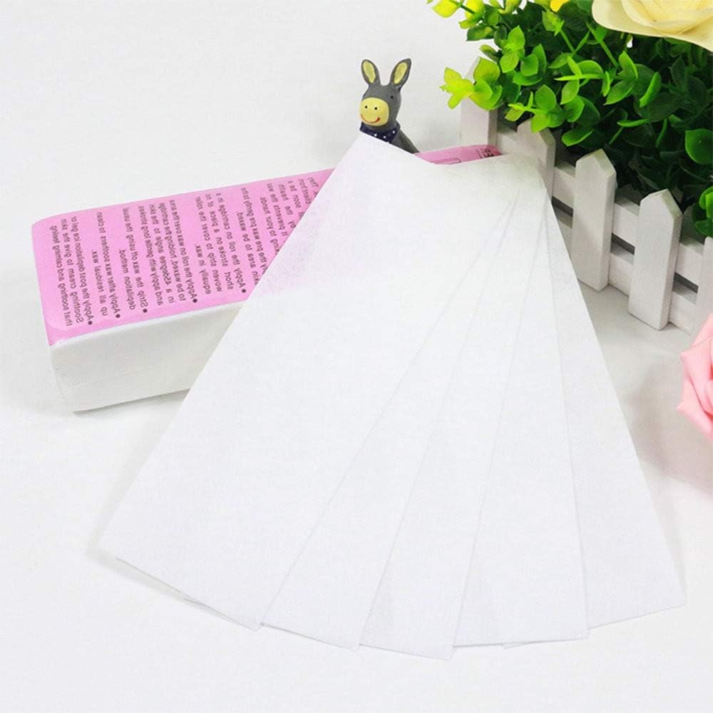 200 Pcs Paper Waxing Health Safety Waxing Strips Hair Removal Wax Strips for Body Skin Hair Removal, 1 count (Pack of 200) - Image 5