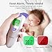 CocoBear Baby Thermometer, Digital Forehead and Ear Thermometer with Fever Alert Silent Mode Accurate Infrared Thermometer for Baby Kid and Adult