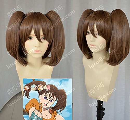 The Seven Deadly Sins Anime Diane Serpent's Sin of Envy Cosplay Wig Brown Hair