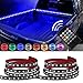 VANJING 2PCS 60 Inch RGB LED Truck Bed Light Strip Kit with Sound-Activated Function for Cargo Boat Pickup RV SUV Waterproof IP67 Lighting Tailgate 12v Boats and More