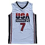 No.7 Bird Jersey Basketball Jersey Sports Embroidery Men's Jersey S-XXL