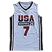 No.7 Bird Jersey Basketball Jersey Sports Embroidery Men's Jersey S-XXL