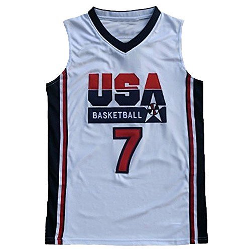 No.7 Bird Jersey Basketball Jersey Sports Embroidery Men's Jersey S-XXL