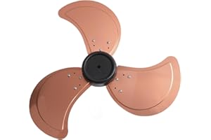 XNMANAWORK Fan Blade Replacement Parts 16 inch Aluminum 3-Blade Design Metal Cooling Blades with 8mm Center Hole for Wall Mount Electric Stand Table Fan Electric Fan Accessories for Desk Fan Ceiling Fan