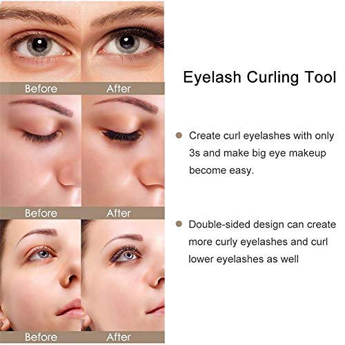 Heated Eyelash Curler, Electric Eyelash Curler, Eyelash Curler, Professional Mini Eyelash Curler USB Rechargeable, Quick Heating Long Lasting, Safe and Hassle-free, Black - Thumbnail 5