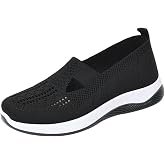 Jurfest Orthopedic Shoes for Women, Women Wide Width Breathable Walking Comfortable Slip On Sneakers