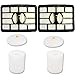 Amyehouse 2 Packs Replacement Hepa & Foam Filters for Shark Rotator Pro Lift-away NV500, NV501, NV502, NV503, NV505, NV510, NV520, NV550, NV552, UV560, Compare to Part # Xff500 Xhf500