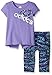 Adidas Baby Girls' Short Sleeve Tee and Capri Set