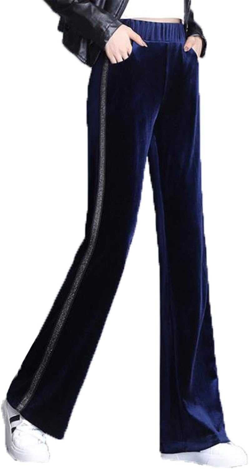 ベィジャン ブーツカット パンツ レディース ロングパンツ ベロア ウエストゴム ゆったり カジュアルパンツ スポーツパンツ スウェットパンツ 着やせ 人気 春秋 通勤 美脚 エレガント ロングパンツ 通販 Amazon