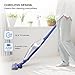 Cordless Vacuum Cleaner, iSiLER 2 in 1 Handheld Vacuum Cleaner, 35 Minutes Running-Time Upright Vacuum Cleaner with Corner Lighting, Cordless Stick Vacuum with 2200mAh Li-ion Rechargeable Battery