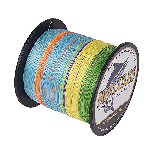 HERCULES Super Cast 300M 328 Yards Braided Fishing Line 80 LB Test for