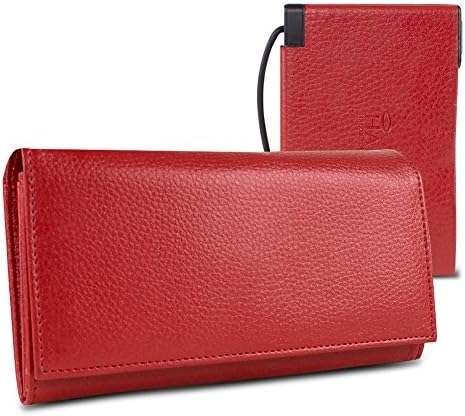 Halo Women's Power Wallet 3000 w/RFID Protection (Red)
