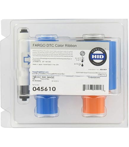 Fargo Dtc1000 Color Ribbon 045000 Bodno 2 X Fargo 45000