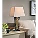 Kenroy Home 32227SL Free Fall Table Lamp with Natural Slate Finish, Rustic Style, 30