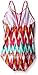 Kanu Surf Girls' Daisy Beach Sport 1-Piece Swimsuit, Kelly Pink, 8