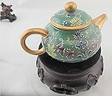 CHINA CERAMICS CAFTS CHINESE HANDPAINTED PURPLE TEAPOT