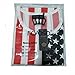 F.C.Men American Flag Print Wave Tank Top