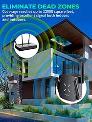 WiFi Extender Signal Booster for Home, 2.4Gb/s