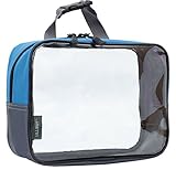 Clear Travel Toiletry Bag, TSA 3-1-1 Cosmetic Bag, Quart Sized Packing Organizer
