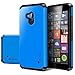 Evocel® Lumia 640 [Dual Layer Series] Hybrid Armor Protector Case For Microsoft Lumia 640 - Retail Packaging, Brilliant Blue (EVO-NK640-SA02)