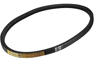 uxcell B-34 V-Belts 34" Inner Length, B-Section Rubber Drive Belt