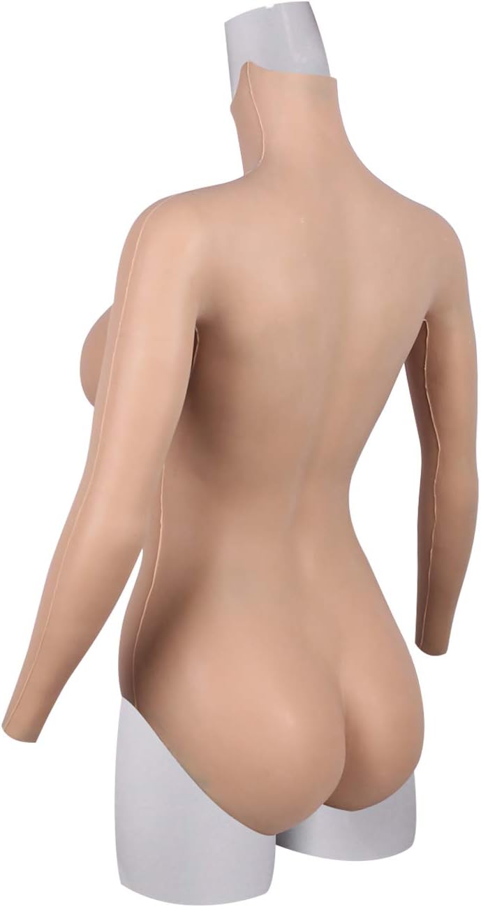 Mypersian Lightweight E Cup Bodysuit Crossdressing Silicone Breast with Sleeves Fake Vagina 3G