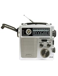 Radio de emergencia Eton FR300 con manivela Plateado