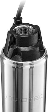 Trotec TDP 750 E Deep Well Pump Stainless Steel 10cm Diameter 23m Cable view 2