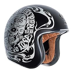 TORC T50 Route 66 Smoke Skull Lucky 13 Open Face
