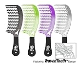 The Wet Comb Detangling Hair Comb - Metallics Collection