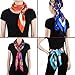 Lamamamas Silk Feeling Scarf for Women's Fashion Pattern Square Spring Satin Scarf Hair Headscarf