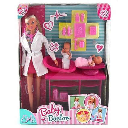 Simba 105732608 - Steffi Love Puppe als Baby Doctor