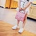 Pinky Family Fashion Kids Toddler Handbags PU Leather Crossbody Bags Gifts for Girls (Purple)