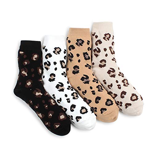 intype socksIntype Leopard Pattern Cotton Socks (Crew 4 Pairs) HG