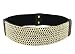 Blingkicks women's stretch multi cuban chain layered belt