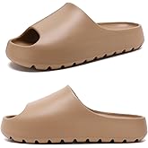 Wakbiolo Cloud Slides for Women,EVA Soft House Slippers Unisex,Open Toe Thick Sole Shower Shoes,Mens Slides Indoor & Outdoor
