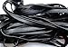 LYRACCES Satin bias Tape Lip Cotton Fabric Cord Edge Rope Ribbon Upholstery Sewing Piping Trims 10yards (Black #4)