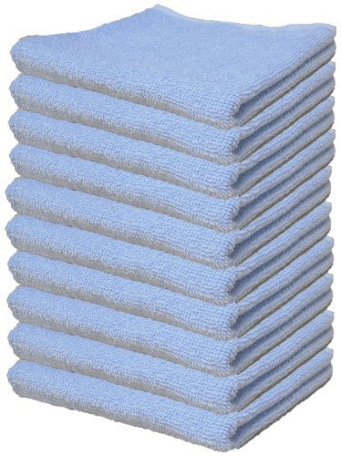 【まとめ買いセット】綿100% フェイスタオル 青10枚組 35×80cm商品画像