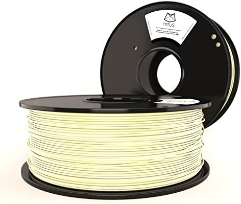 Mitus ABS Filament 1.75mm 1 kg for 3D Printing, Made in the USA, Natural