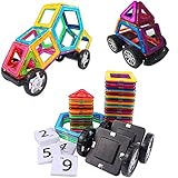 Magnetic Building Blocks STEM Toys - Gifts Ideas for 6 7 8 Year Old Boys Girls and Adults - 56 pcs