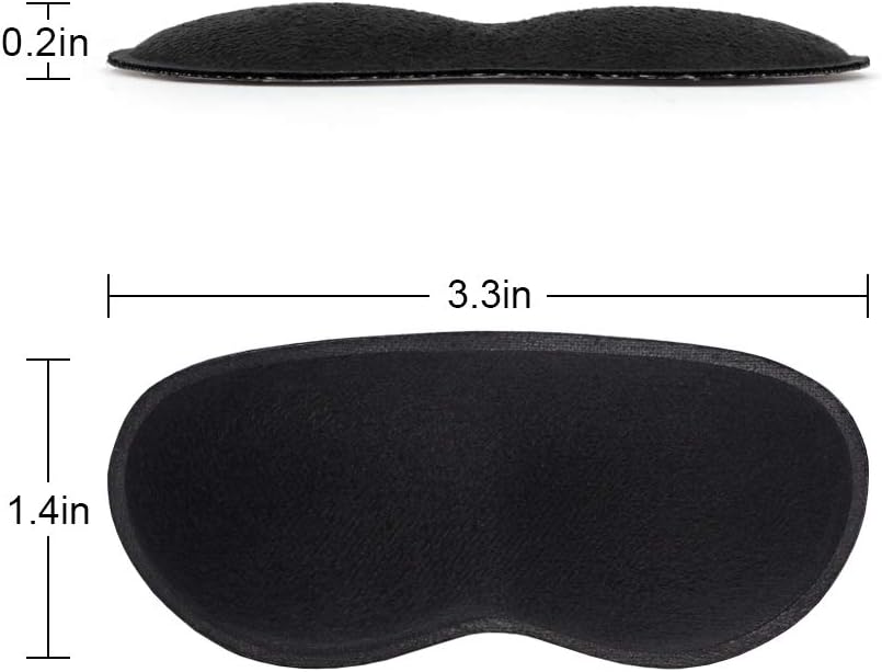 Dr. Foot’s Heel Grips for Men and Women, Self-Adhesive Heel Cushion Inserts Prevent Heel Slipping, Rubbing, Blisters, Foot Pain, and Improve Shoe Fit- 2pairs (Black): Health & Personal Care