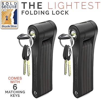foldylock compact bike lock extreme bike lock heavy duty bicycle security chain lock steel bars