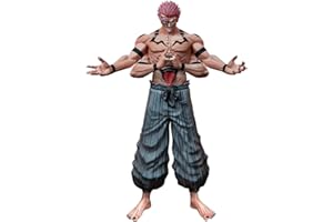 YLEAFUN JJK Figures Ryomen Sukuna Action Figure Collectible Statue Itadori Yuji Anime Figure Model Desktop Ornaments 30cm/11.